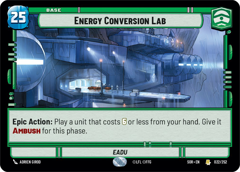 Energy Conversion Lab (SOR-022)