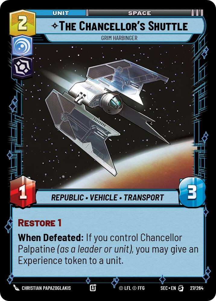 The Chancellor's Shuttle - Grim Harbinger [SEC] 27/264