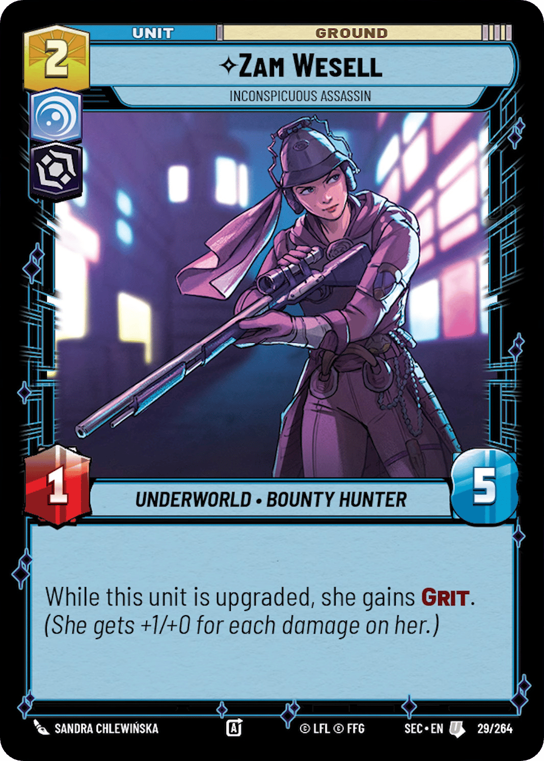 Zam Wesell - Inconspicuous Assassin [SEC] 29/264