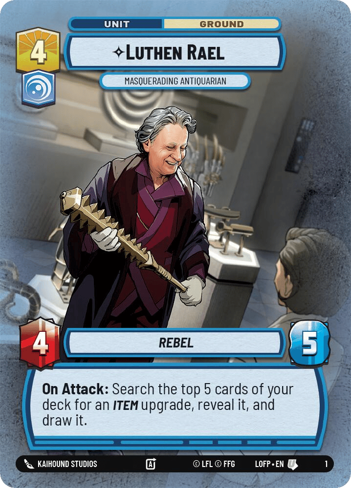 Luthen Rael - Masquerading Antiquarian (Foil) [LOFWPP] 21