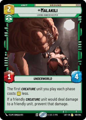 Malakili - Loving Rancor Keeper (Foil) [LOF] 610