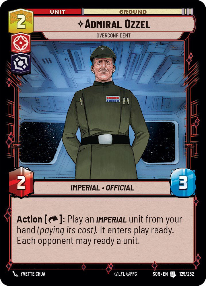 Admiral Ozzel - Overconfident [SOR] 129/252 (foil)