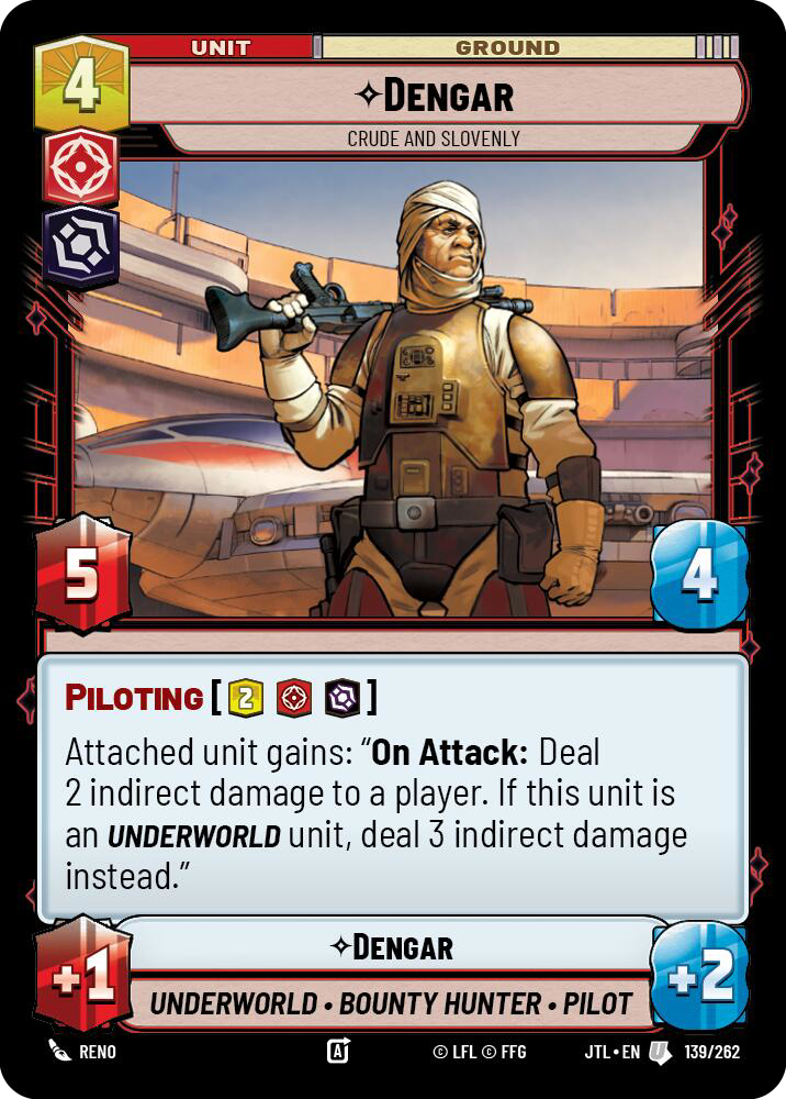 Dengar, Crude and Slovenly [JTL] 139