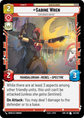 Sabine Wren, Explosives Artist [SOR] 142