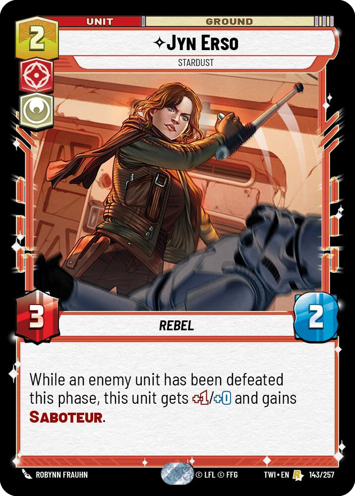 Jyn Erso - Stardust [TWI] 143/257 (foil)