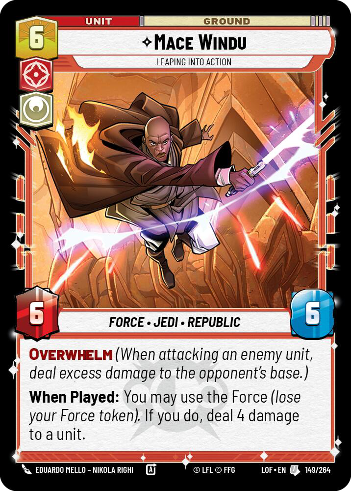 Mace Windu, Leaping into Action [LOF] 149