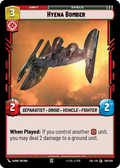 Hyena Bomber [LOF] 158