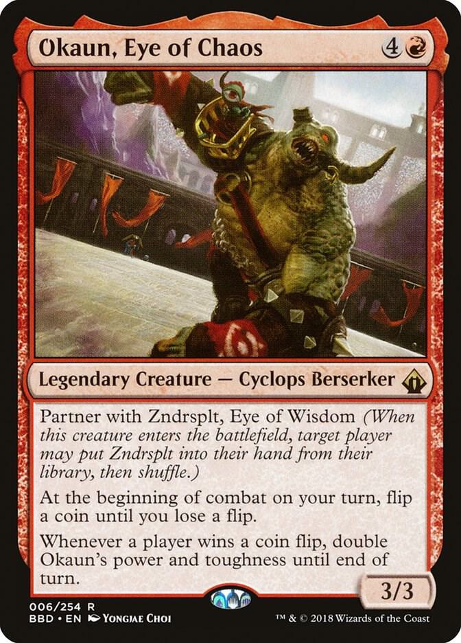 MTG Commander Deck (Sleeved): Zndrsplt & Okaun - Coin Flipping Deck