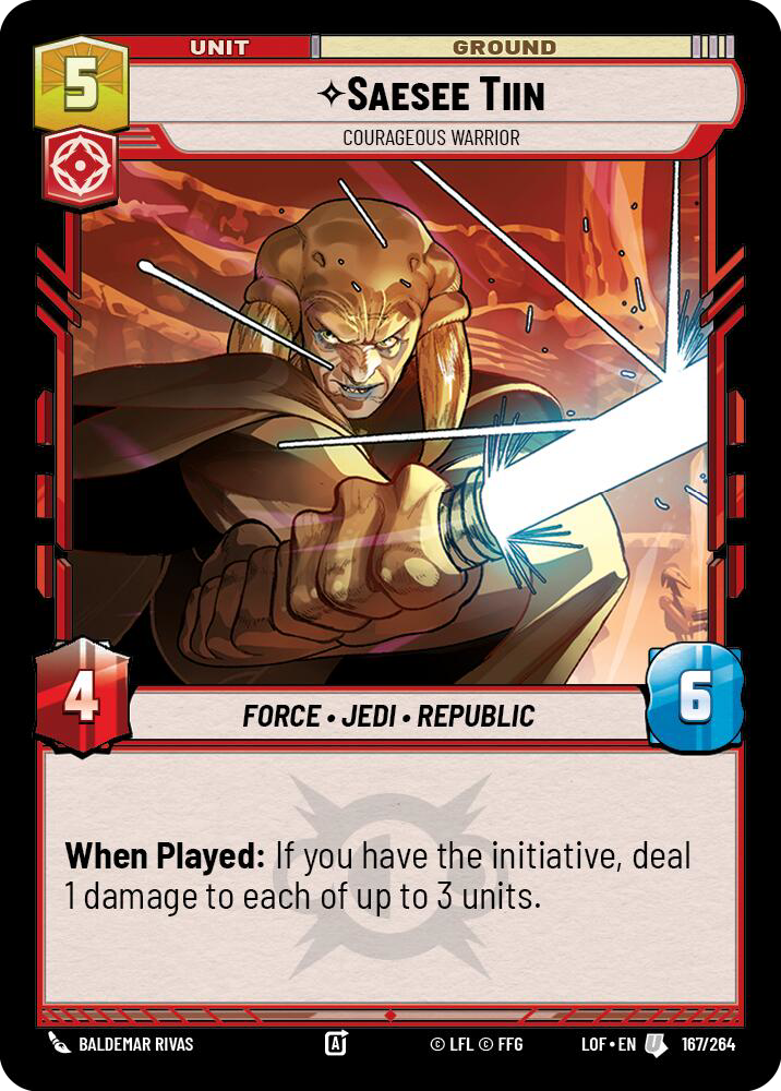 Saesee Tiin, Courageous Warrior [LOF] 167
