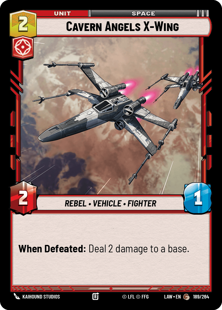 Cavern Angels X-Wing [LAW] 189