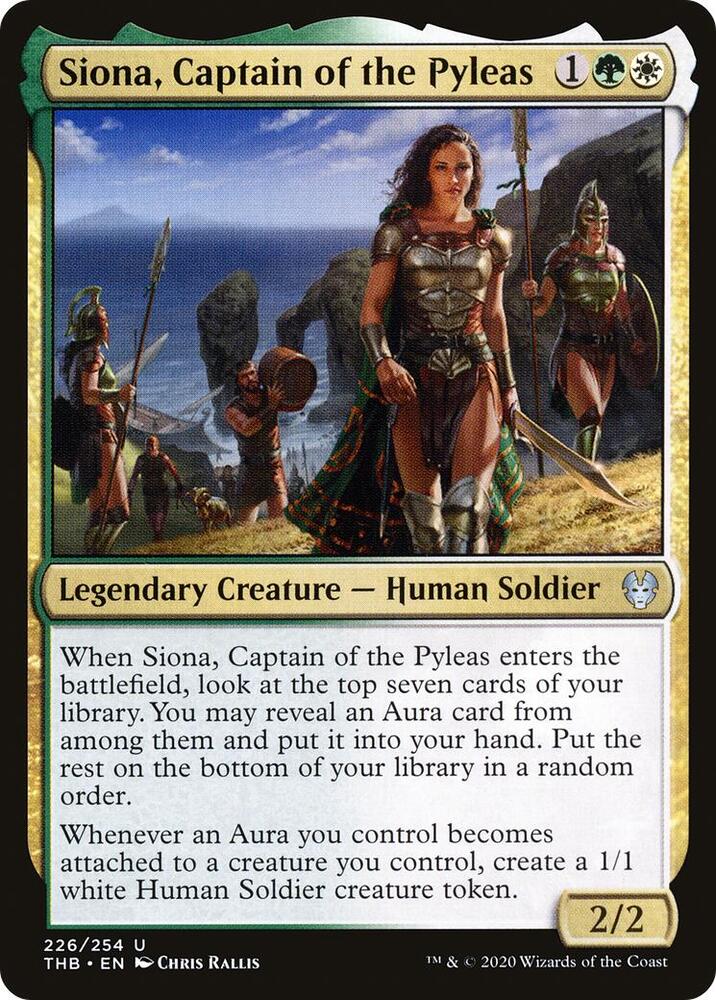 MTG Commander Deck (Sleeved): Siona, Captain of the Pyleas