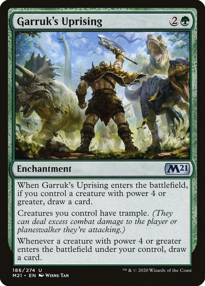 Garruk's Uprising (foil) [M21] 186