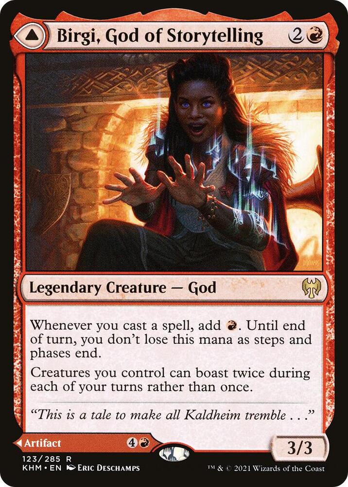 Birgi, God of Storytelling [KHM] 123 (foil)