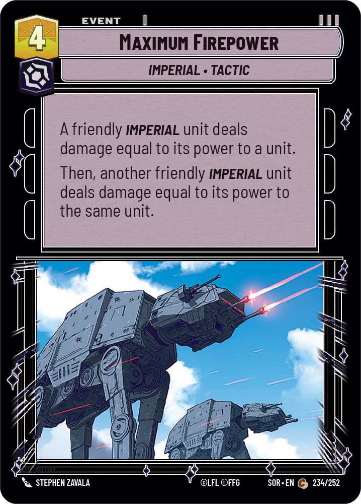 Maximum Firepower [SOR] 234/252
