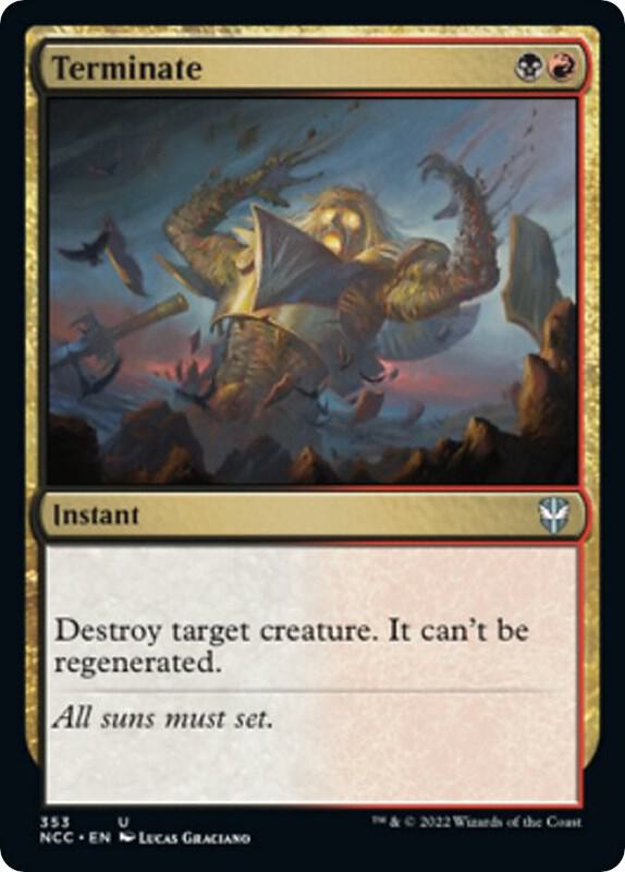 Terminate [NCC] 353