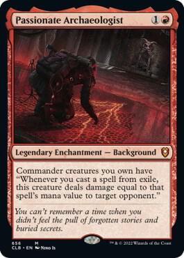 Passionate Archaeologist (foil) - Commander Legends: Battle for Baldur's Gate (CLB)