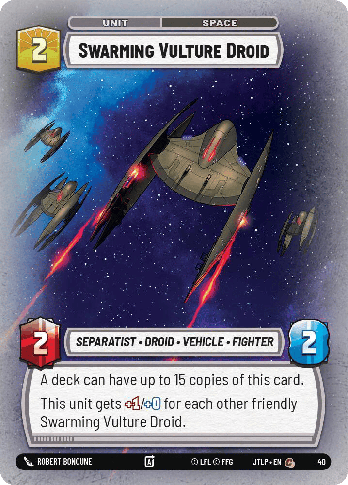 Swarming Vulture Droid (Foil) [JTL-WPP] 40