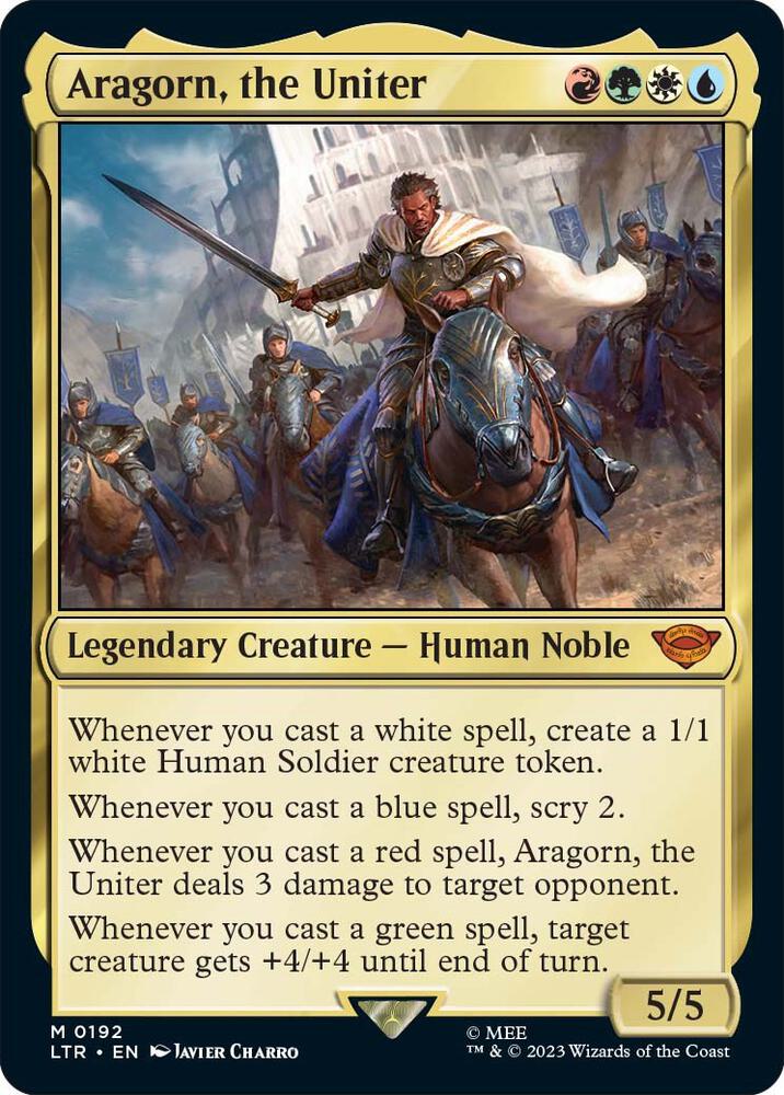 MTG Commander Deck (Sleeved): Aragorn, the Uniter