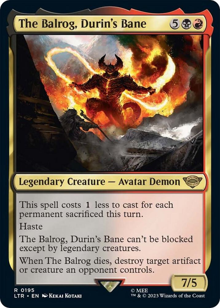 The Balrog, Durin's Bane [LTR] 195