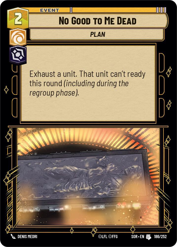 No Good to Me Dead [SOR] 186