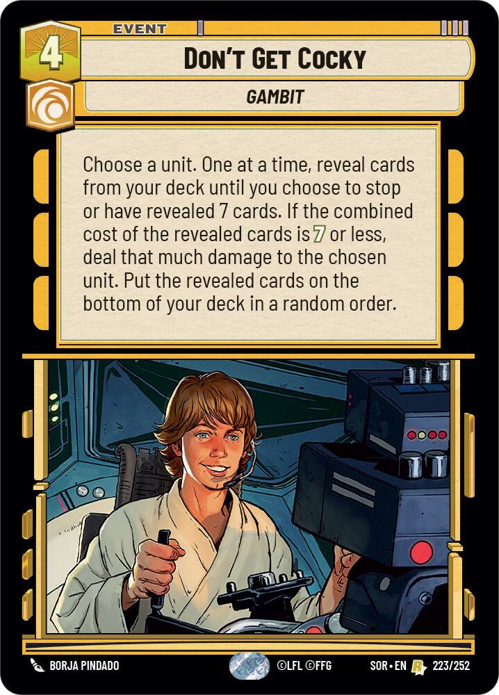 Don't Get Cocky [SOR] 223