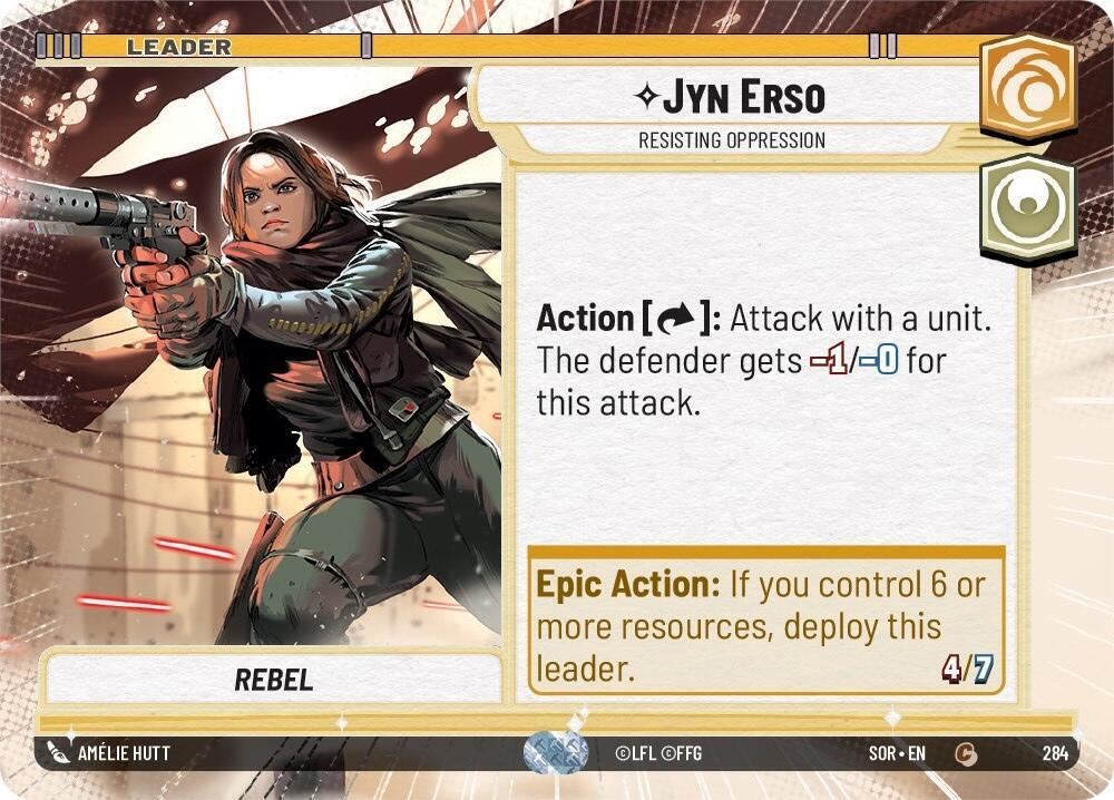 Jyn Erso - Resisting Oppression (Hyperspace) - Spark of Rebellion (SOR)
