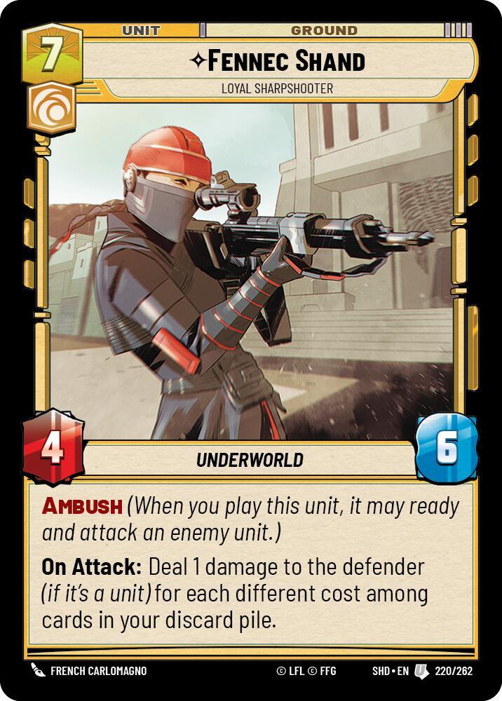 Fennec Shand - Loyal Sharpshooter [SHD] 220