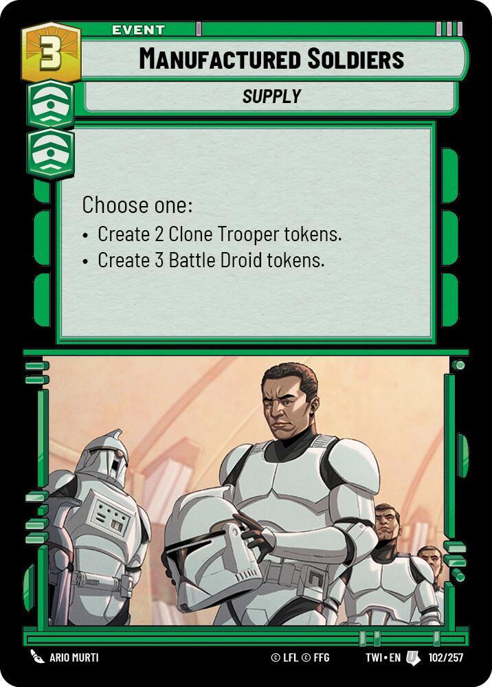 Manufactured Soldiers [TWI] 102