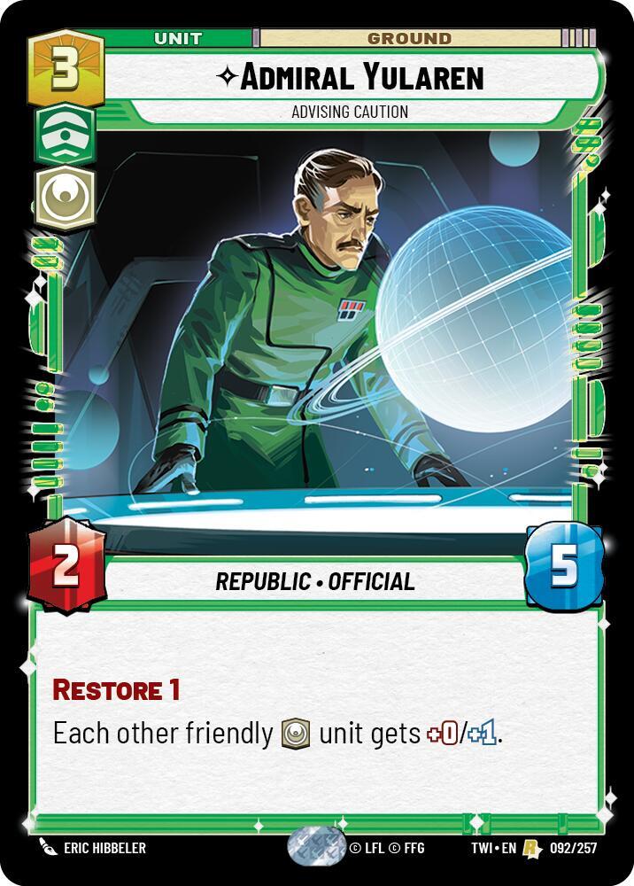 Admiral Yularen - Advising Caution - Twilight of the Republic (TWI)