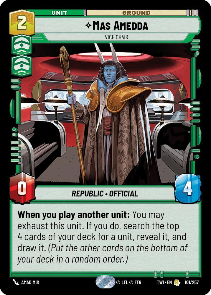 Mas Amedda - Vice Chair [TWI] 101 (foil)