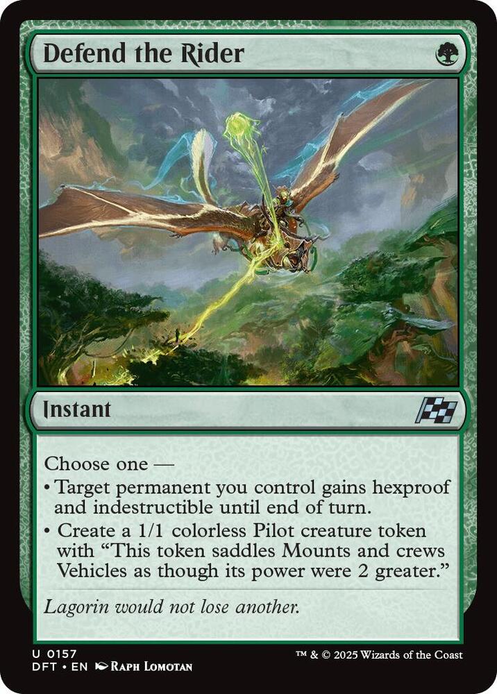 Defend the Rider [DFT] 157