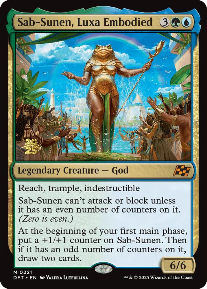 Sab-Sunen, Luxa Embodied [DFT] 221 (Prerelease Foil)