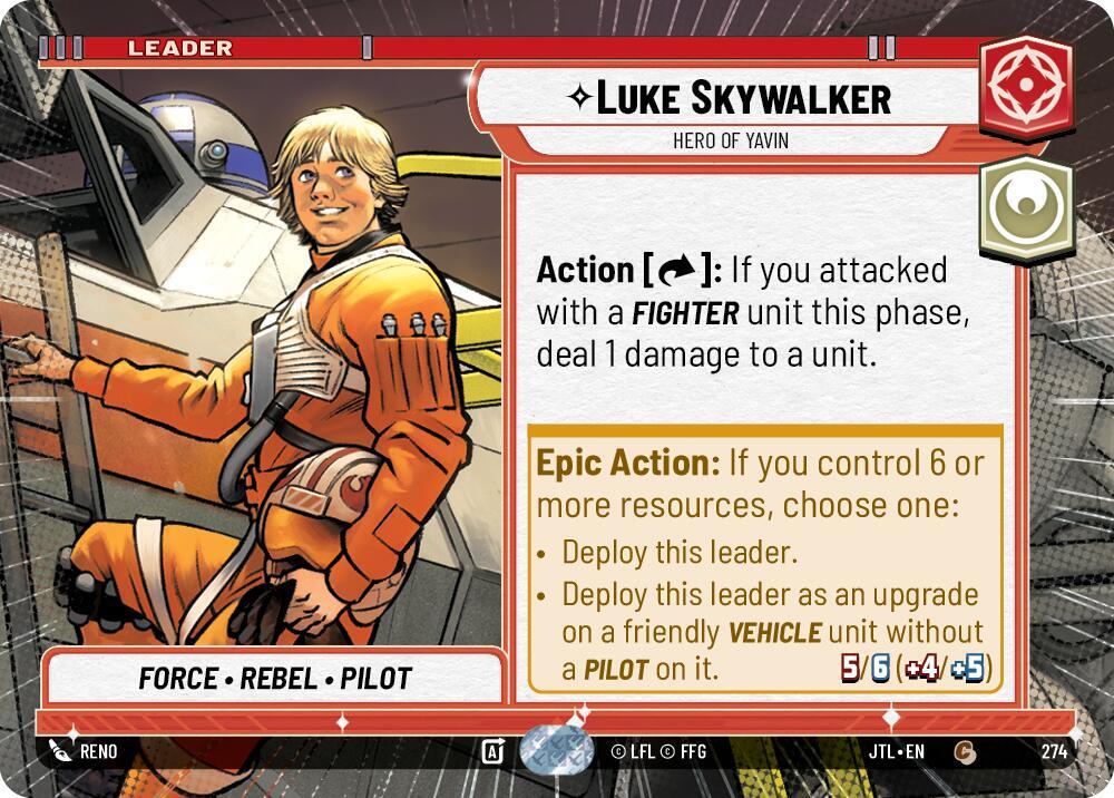 Luke Skywalker - Hero of Yavin (Hyperspace) - Jump to Lightspeed (JTL)