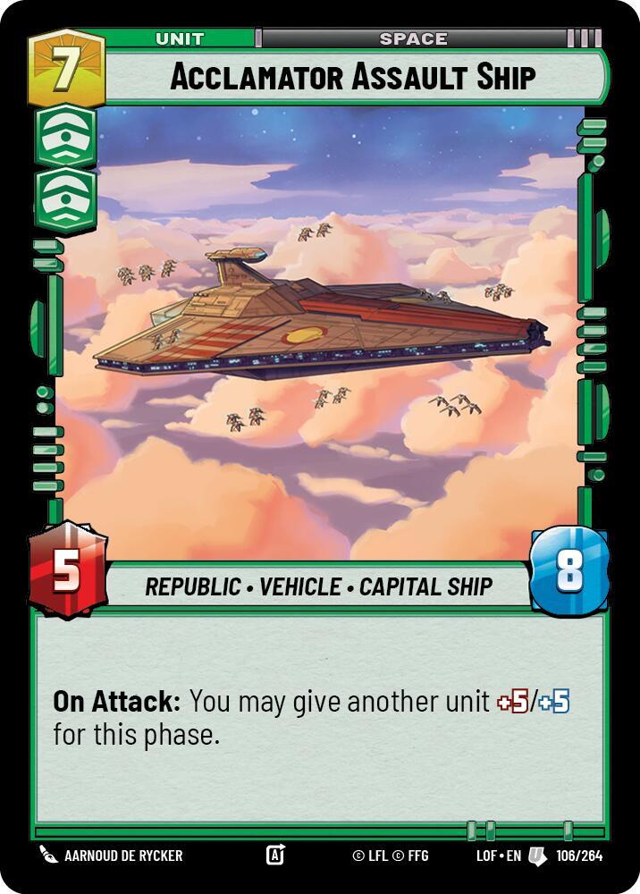 Acclamator Assault Ship [LOF] 106