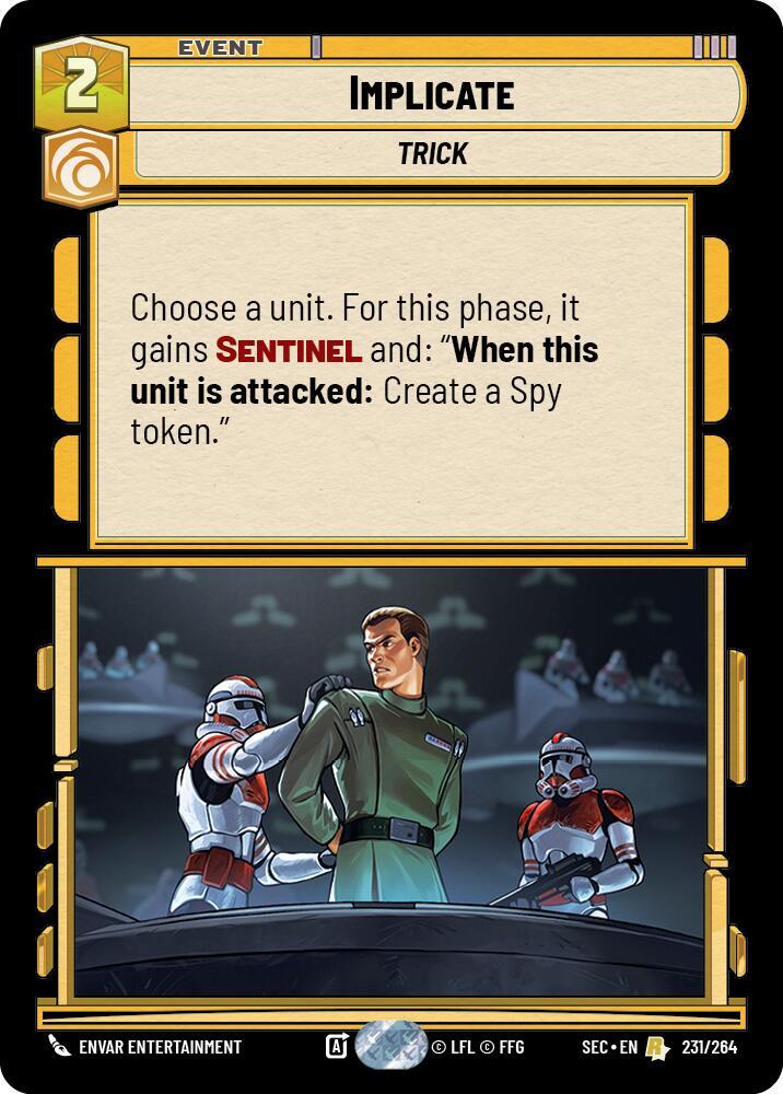 Implicate [SEC] 231