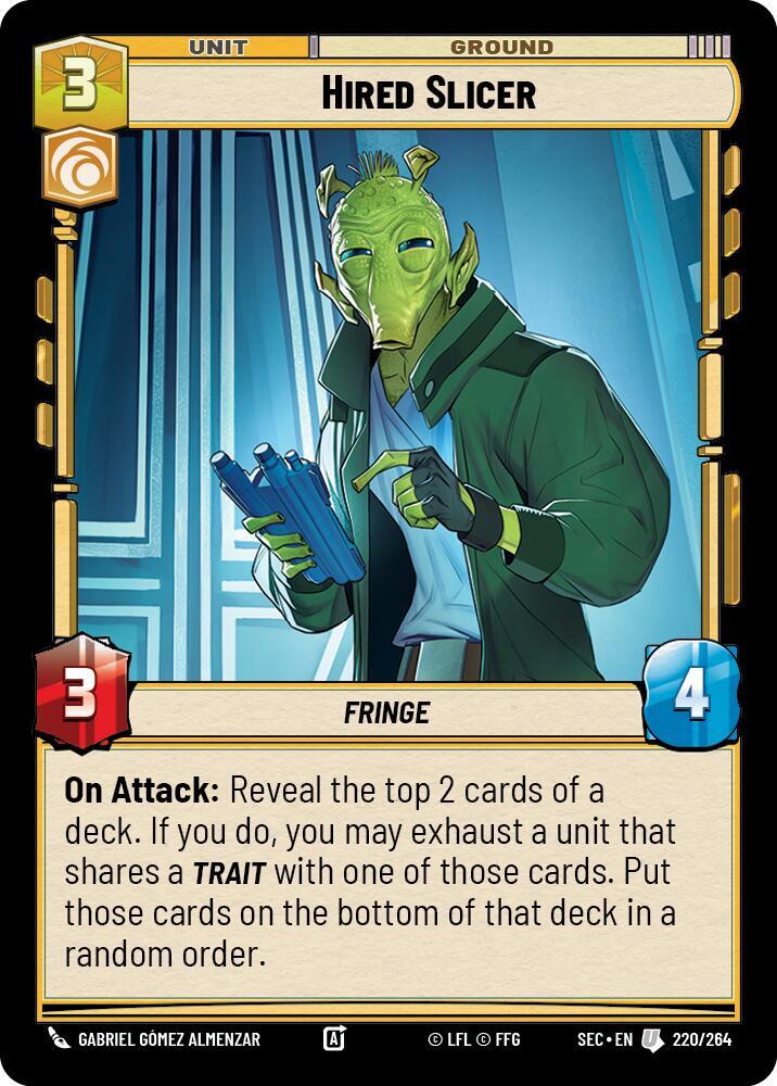 Hired Slicer [SEC] 220