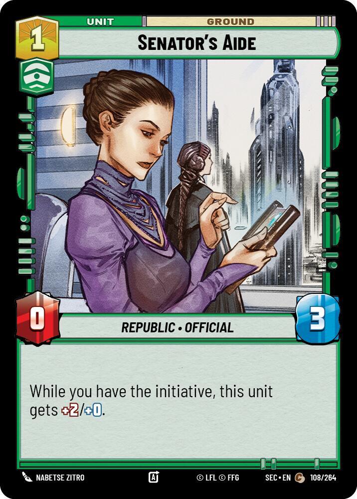 Senator's Aide [SEC] 108