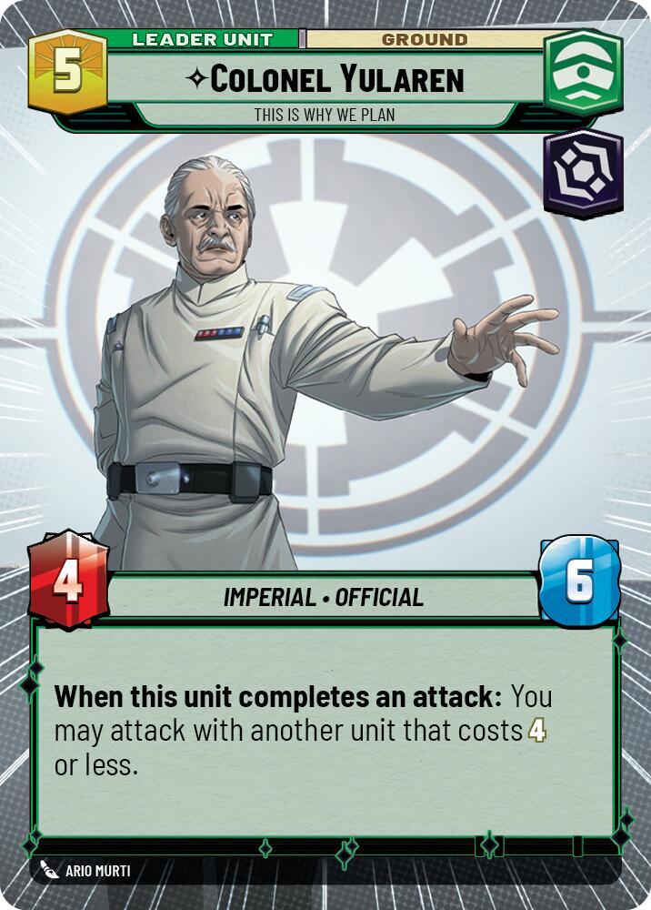 Colonel Yularen - This is Why We Plan (Hyperspace) - Secrets of Power (SEC)