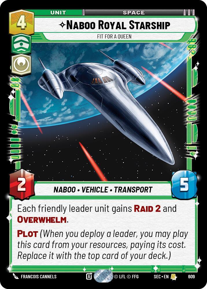 Naboo Royal Starship - Fit For A Queen [SEC] (Foil) 609