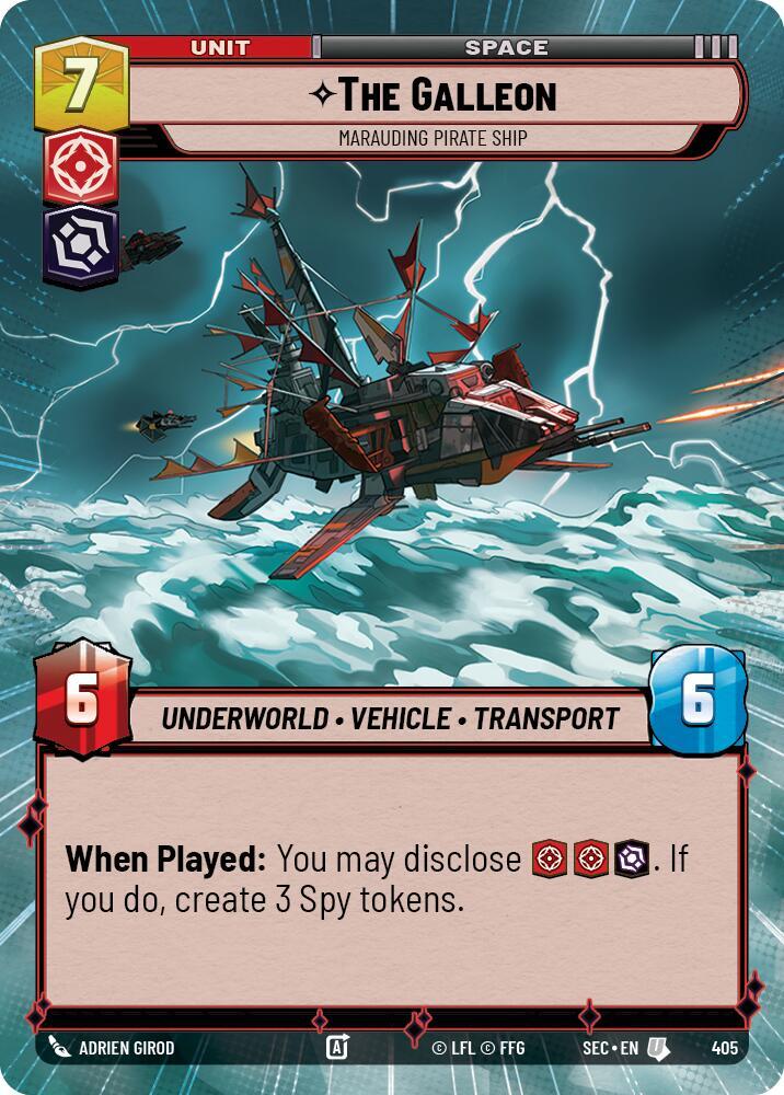 The Galleon - Marauding Pirate Ship (Hyperspace) - Secrets of Power (SEC)