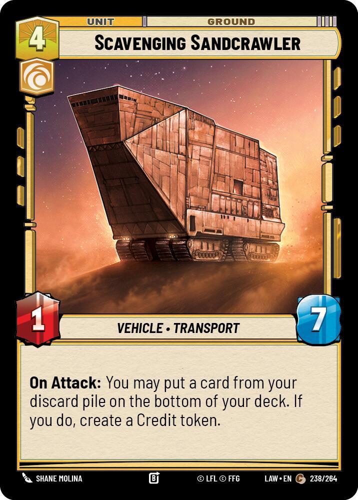 Scavenging Sandcrawler [LAW] 238