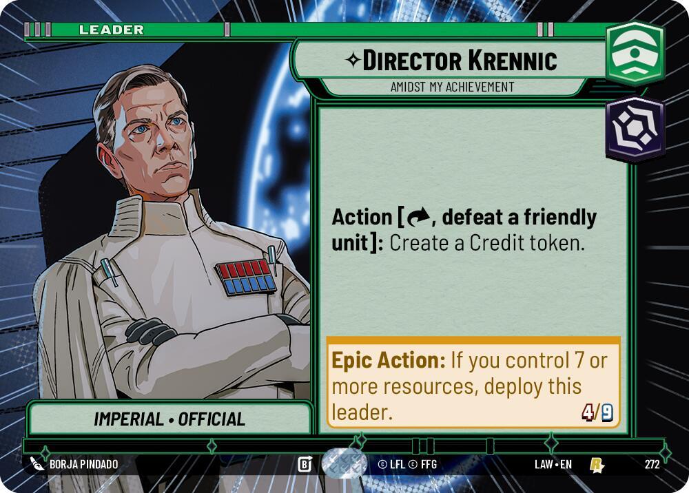 Director Krennic - Amidst My Achievement (Hyperspace) - A Lawless Time (LAW)
