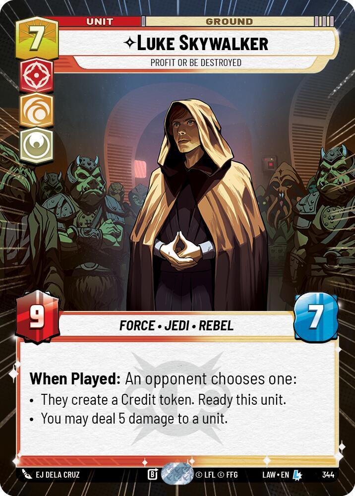Luke Skywalker - Profit or Be Destroyed [LAW] (Hyperspace) 344