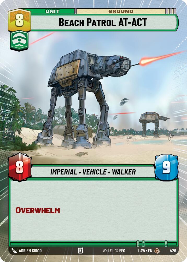 Beach Patrol AT-ACT (Hyperspace) - A Lawless Time (LAW)
