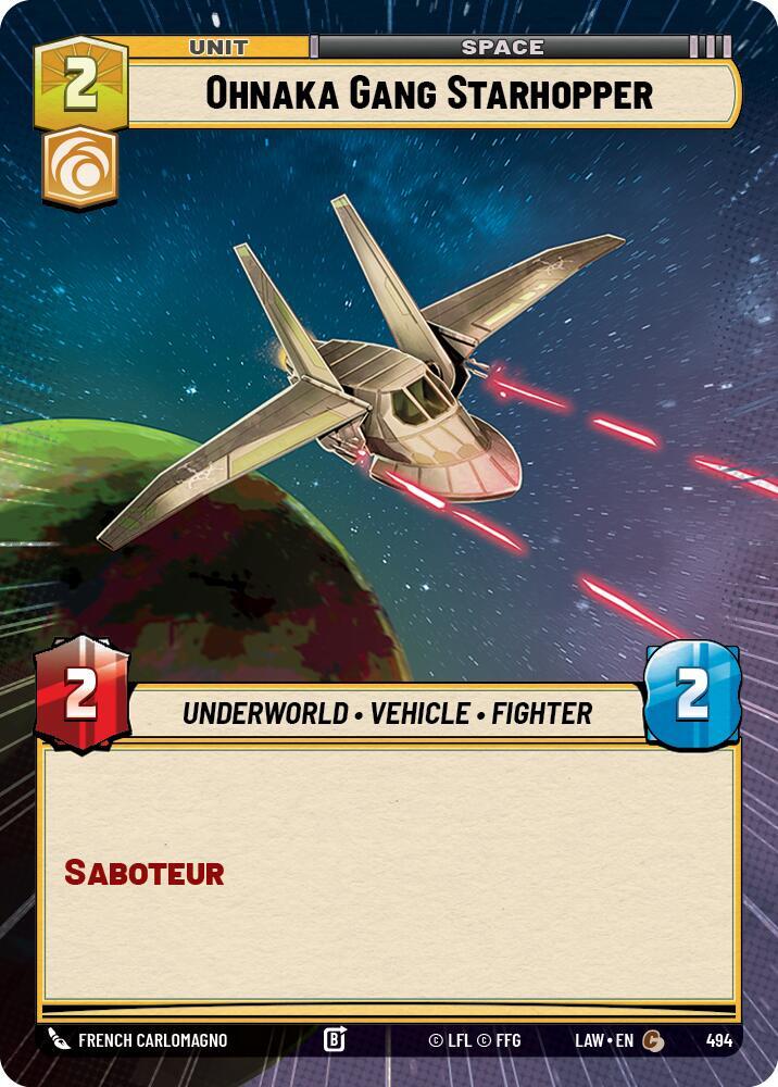 Ohnaka Gang Starhopper (Hyperspace) - A Lawless Time (LAW)