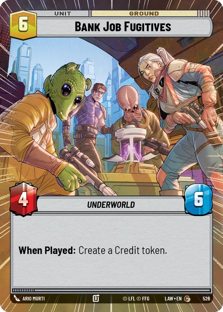 Bank Job Fugitives (Hyperspace) - A Lawless Time (LAW)