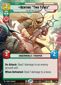 Benthic "Two Tubes" - The War Has Just Begun (Hyperspace Foil) [LAW] 559