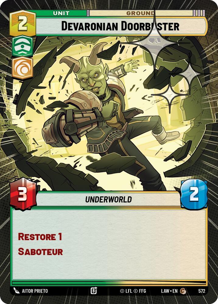 Devaronian Doorbuster [LAW] (Hyperspace Foil) 572