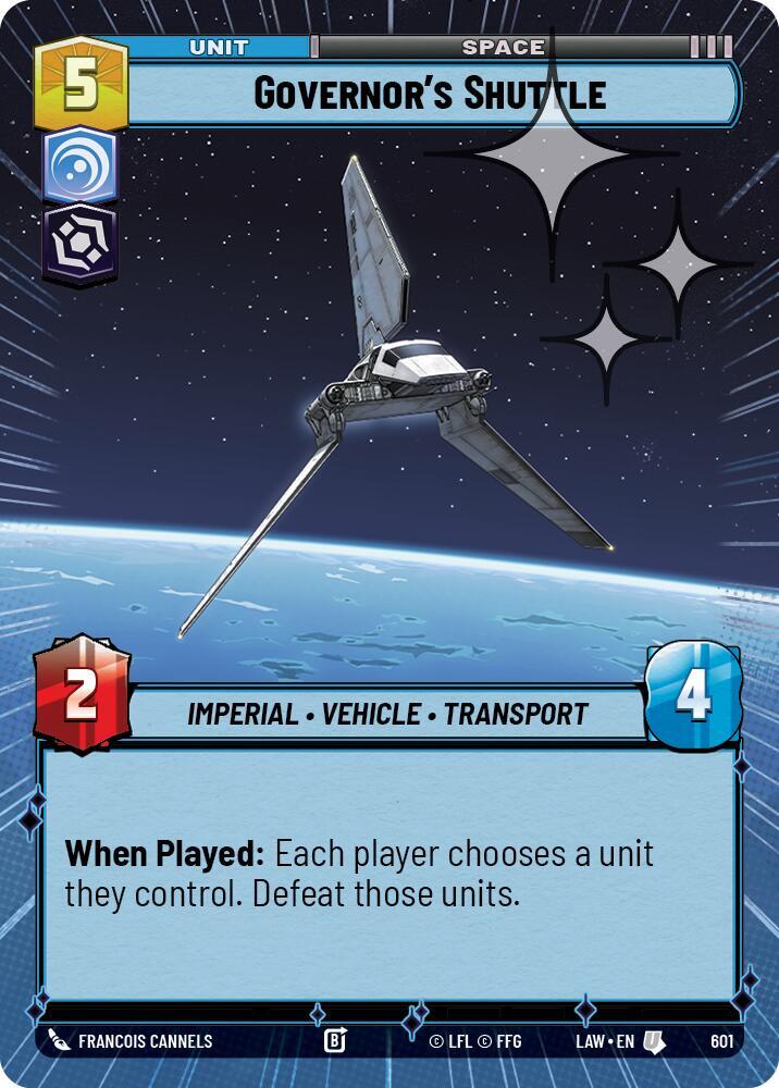 Governor's Shuttle [LAW] (Hyperspace Foil) 601