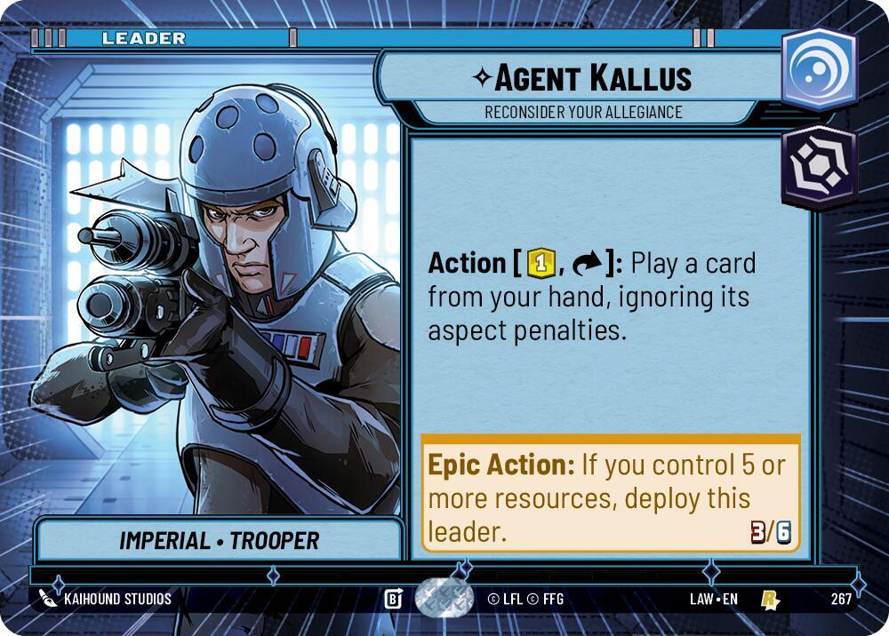 Agent Kallus - Reconsider Your Allegiance (Hyperspace) - A Lawless Time (LAW)